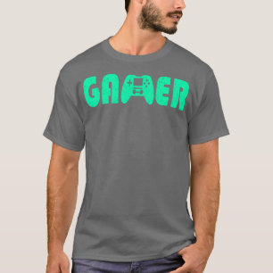 Camiseta Gamepad Neon Green