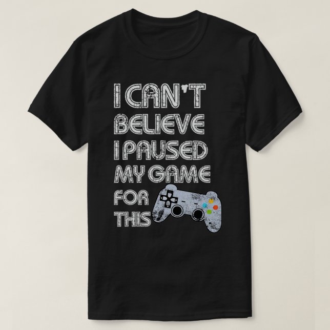 Camiseta Gamer (Diseño del anverso)
