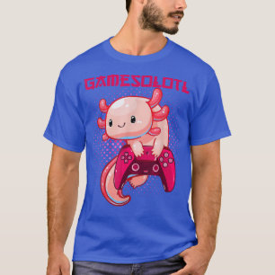 Camiseta Gamer Aolotl Lover Cute Aolotl Gaming Video Gamer