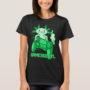 Camiseta Gamer Axolotl Cute Axolotl Gaming Video Gamer Boy