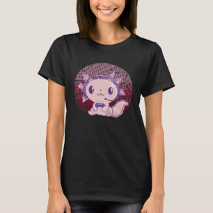 Camiseta Gamer Axolotl Fish Retro Videojuegos Pixelart Liza