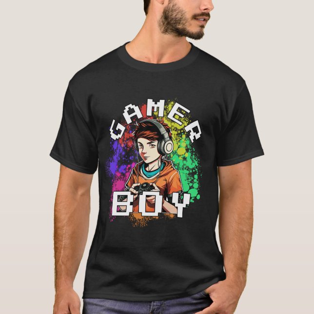 Camiseta Gamer Boy T-Shirt (Anverso)