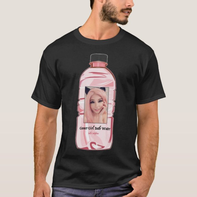 Camiseta Gamer Chica Bath Water Por Belle Delphine Premium  (Anverso)