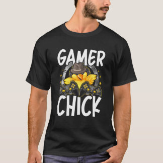 Camiseta Gamer Chick Video Gamer Gaming