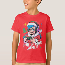 Camiseta Gamer Christmas Gifts Cool Kids Holiday Gamer 