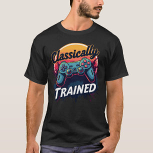 Camiseta Gamer con formación clásica