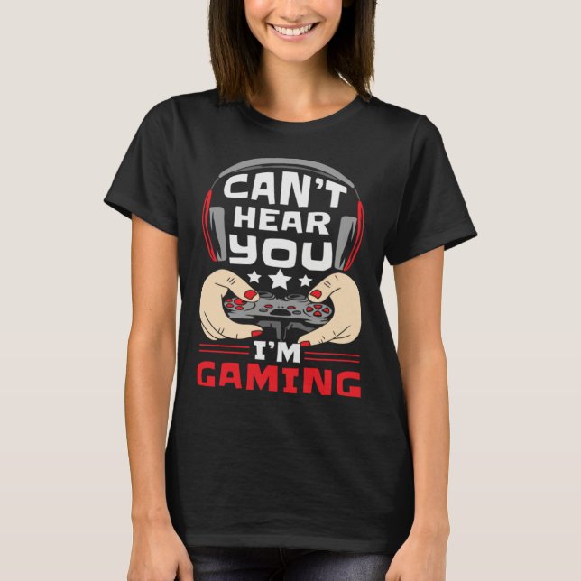 Camiseta Gamer  Controller Gaming  Playing Sarcastic (Anverso)