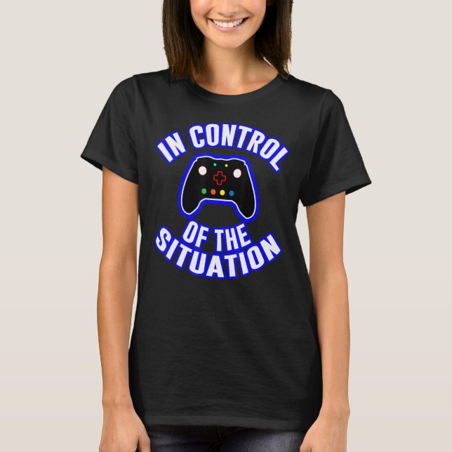 Camiseta Gamer Controller para los adictos a los videojuego (Anverso)