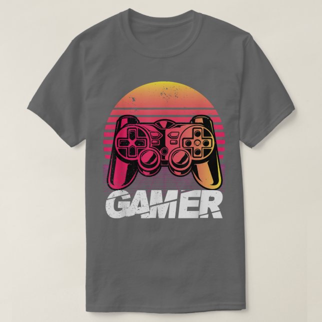 Camiseta Gamer Controller PC Video Games Lover Hobby Passio (Diseño del anverso)