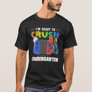 Camiseta Gamer Crush Kindergarten Volviendo Al Té Escolar
