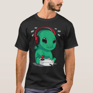 Camiseta Gamer Cthulhu Kraken Gaming Video Games Mythology