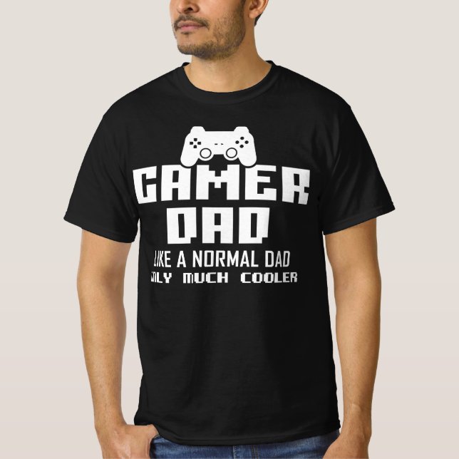 Camiseta Gamer Dad (Anverso)