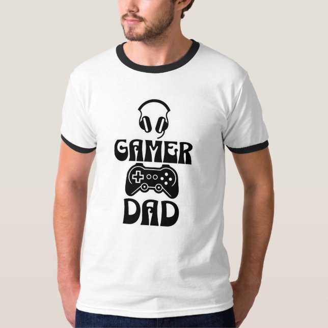 Camiseta Gamer Dad (Anverso)