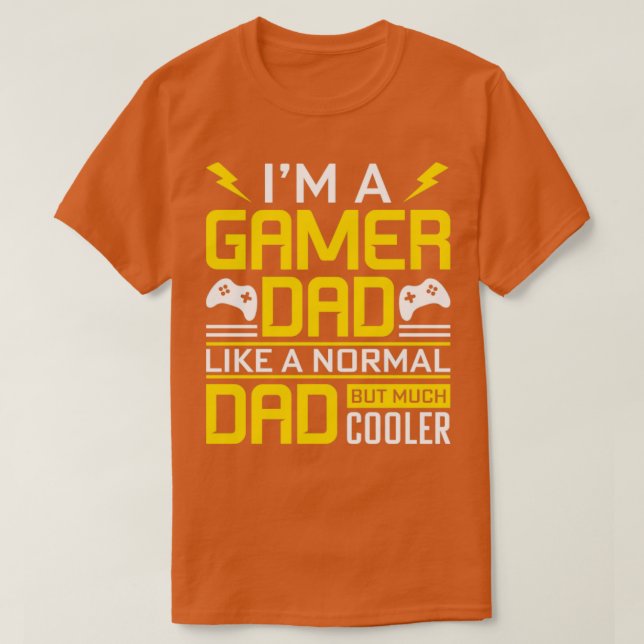 Camiseta Gamer Dad (Diseño del anverso)