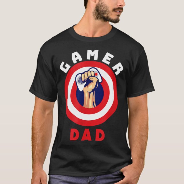 Camiseta Gamer Dad Funny Gaming Quotes Cool Fathers Gift  (Anverso)