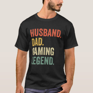 Camiseta Gamer Dad Funny Husband Dad Video Game Fath