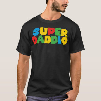 Camiseta Gamer Daddio Funny Super Dad Padres Graciosos De W