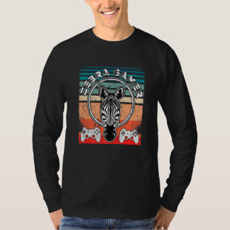 Camiseta Gamer de cebra No puede oírte Estoy jugando Gamer