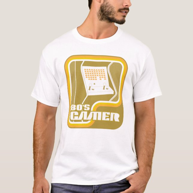 Camiseta Gamer de los años 80 (Anverso)