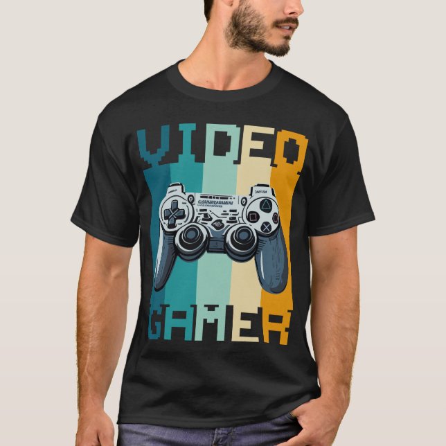 Camiseta Gamer de vídeo (Anverso)