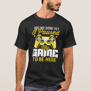 Camiseta Gamer de video jugador de videojuegos de Chiste de