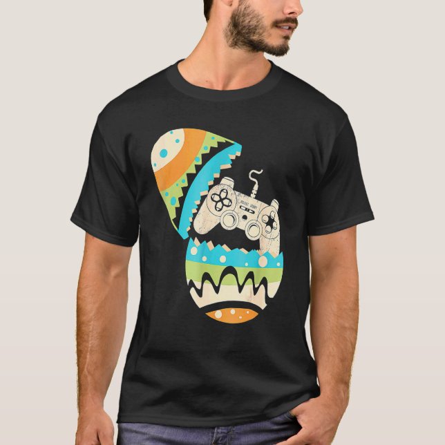 Camiseta Gamer Easter Egg Animals Gamer Easter Bunny Boys G (Anverso)