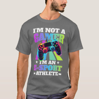 Camiseta Gamer ESport Athlete Funny Video Games eSport Gami