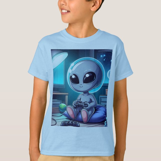 Camiseta Gamer galáctico (Anverso)