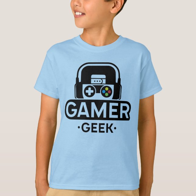 Camiseta Gamer Geek (Anverso)