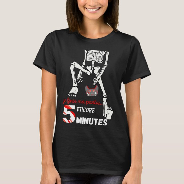 Camiseta Gamer Geek Humour Teen Boy   I Finish My  Party (Anverso)