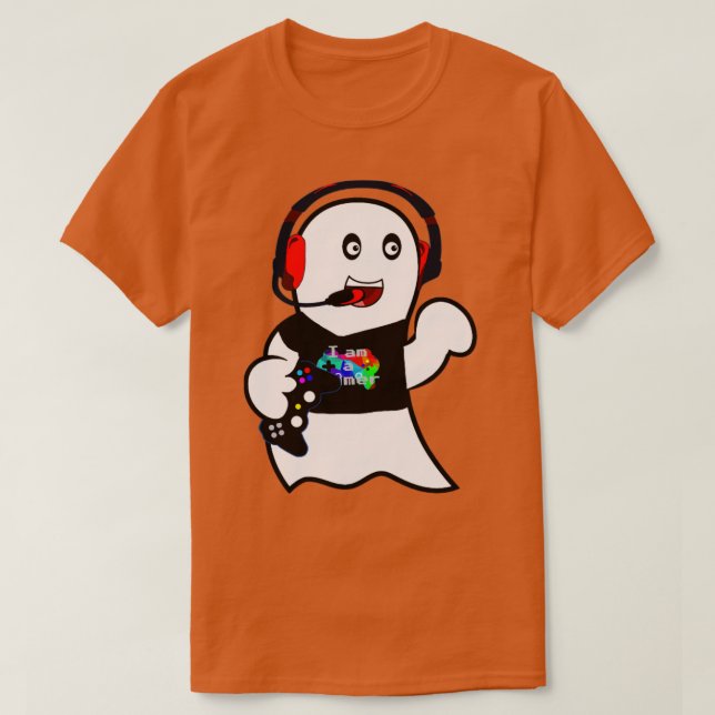 Camiseta Gamer Ghost (Diseño del anverso)