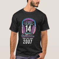 Gamer Girl 14 Awesome Since 2007 Video Game 14th B