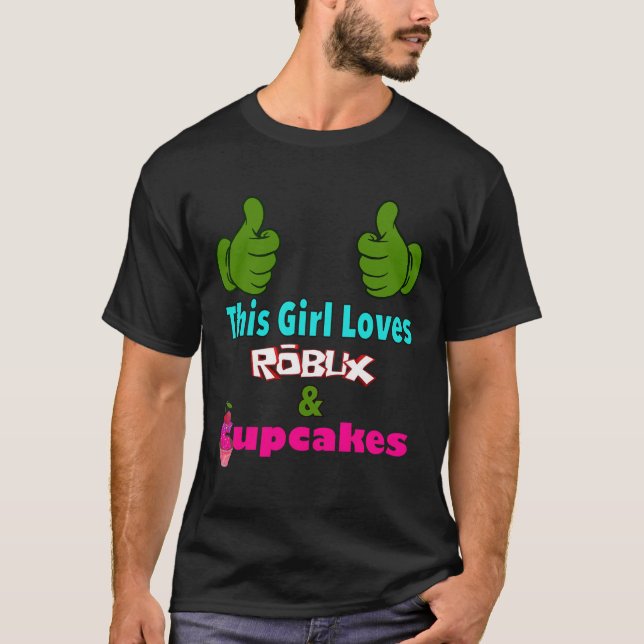 Camiseta Gamer Girl Design Saying This Girl Loves Robux And (Anverso)