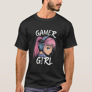 Camiseta Gamer Girl Shirt For Girls Teens Women Video Gamin