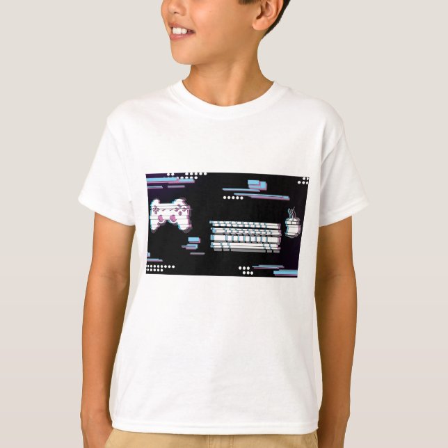 Camiseta Gamer Glitch (Anverso)