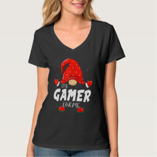 Camiseta Gamer Gnome Grupo Familiar Combinado Fiesta de Nav