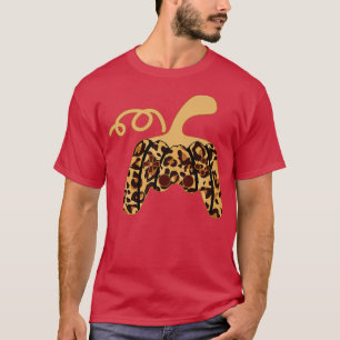 Camiseta Gamer Halloween Pumpkin Leopard Video Game Control
