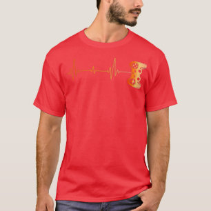 Camiseta Gamer Heartbeat For Video Game Players Gaming Game