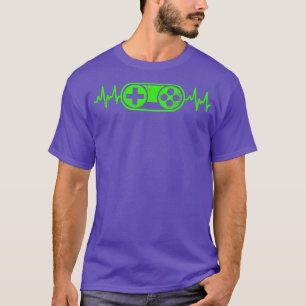 Camiseta Gamer Heartbeat Videojuegos para niños de juegos C