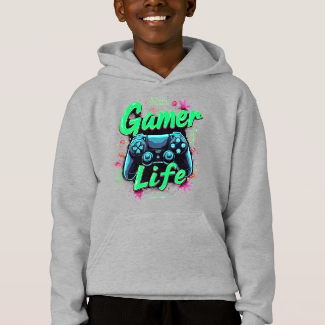 "Camiseta Gamer Life - Guay, retro y moda (Anverso)