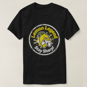 Camiseta Gamer Limón Divertido "Leyenda del Limón" y "¡Mant