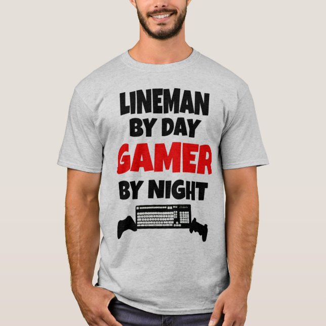 Camiseta Gamer Lineman (Anverso)