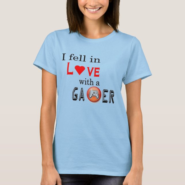 Camiseta gamer love womans T (Anverso)