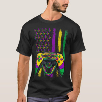 Camiseta Gamer Mardi Gras Beads Shirt