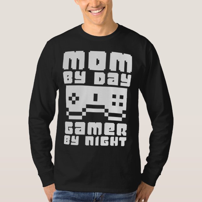 Camiseta Gamer Mom Motherhood Joystick Controller Video Gam (Anverso)