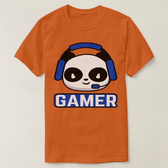 Camiseta Gamer Panda (Diseño del anverso)