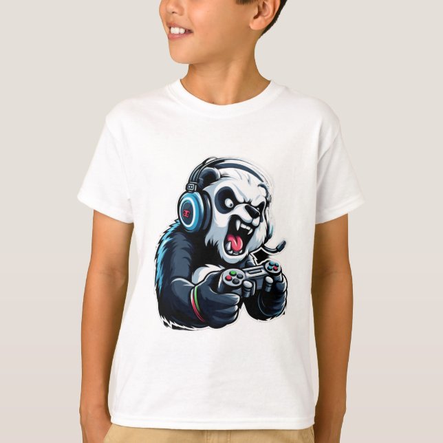 Camiseta Gamer Panda (Anverso)