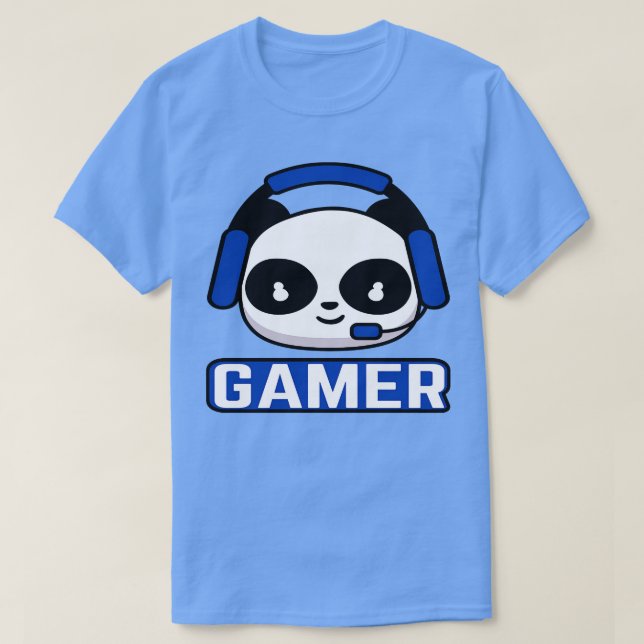 Camiseta Gamer Panda (Diseño del anverso)