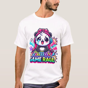 Camiseta Gamer Panda Rage - Momentos divertidos de juego