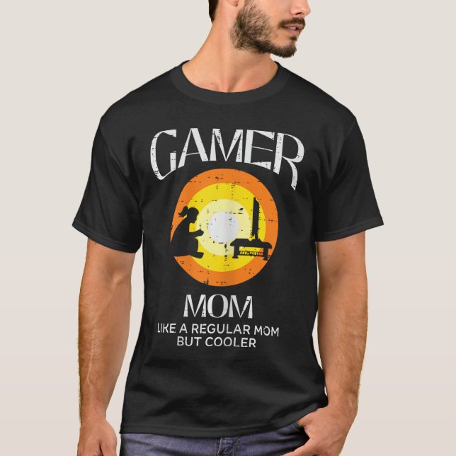 Camiseta Gamer s Video Games Boys Men Girls Gift Gamer Mom  (Anverso)